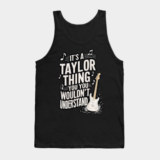 "It's a Taylor Thing" Guitar Tank Top